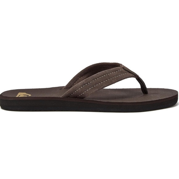 Quiksilver Carver Suede Flip Flops for Men‎ - Picture 3 of 7